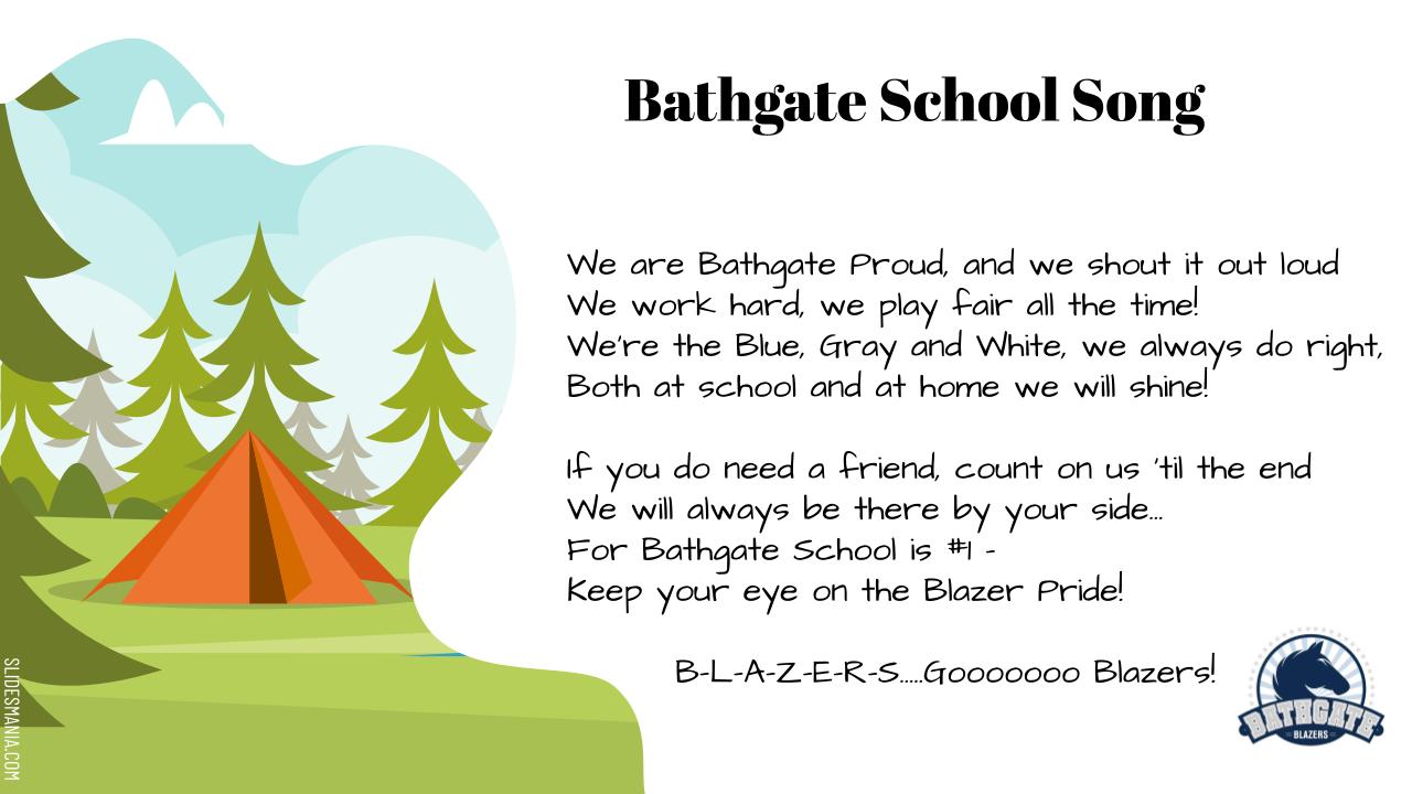 Bathgate Elementary School Bathgate Song